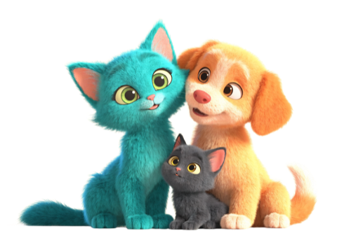 A family of pets